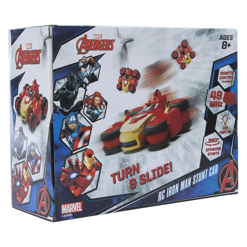Marvel Avengers Rc Iron Man Stunt Car