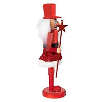 Metallic Holiday Nutcracker Decoration 11in