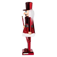 Metallic Holiday Nutcracker Decoration 15in