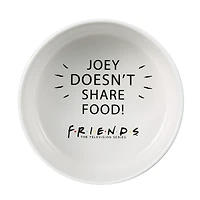 Friends™ 'Joey Doesn't Share Food' Ceramic Pet Bowl, 6in (3.5 Cups)
