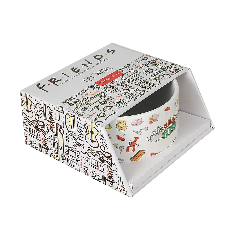 Friends™ 'Joey Doesn't Share Food' Ceramic Pet Bowl, 6in (3.5 Cups)