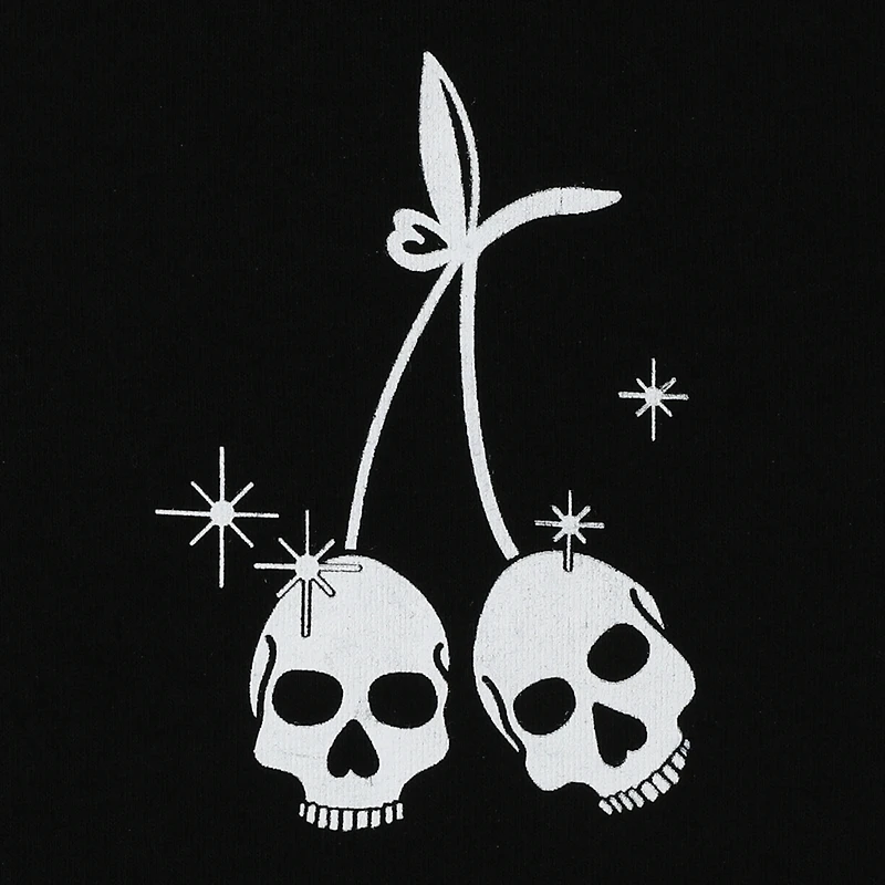 Cherry Skulls Graphic Tee