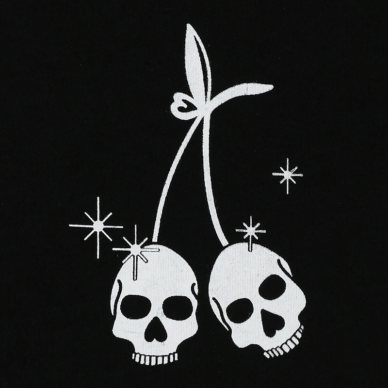 Cherry Skulls Graphic Tee