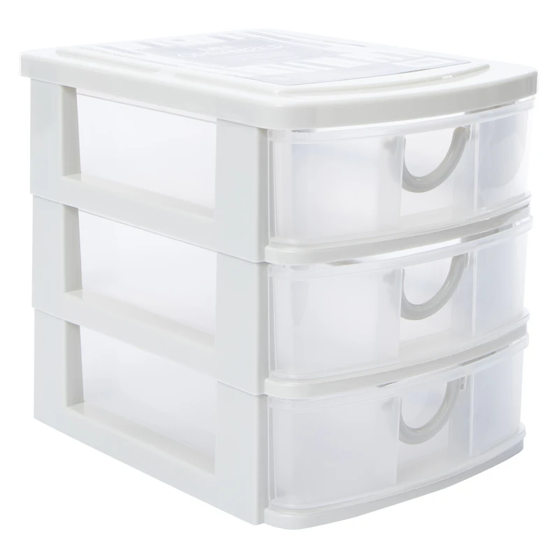 Stackable 3-Drawer Mini Organizer 7.5in X 6.25in