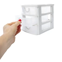 Stackable 3-Drawer Mini Organizer 7.5in X 6.25in