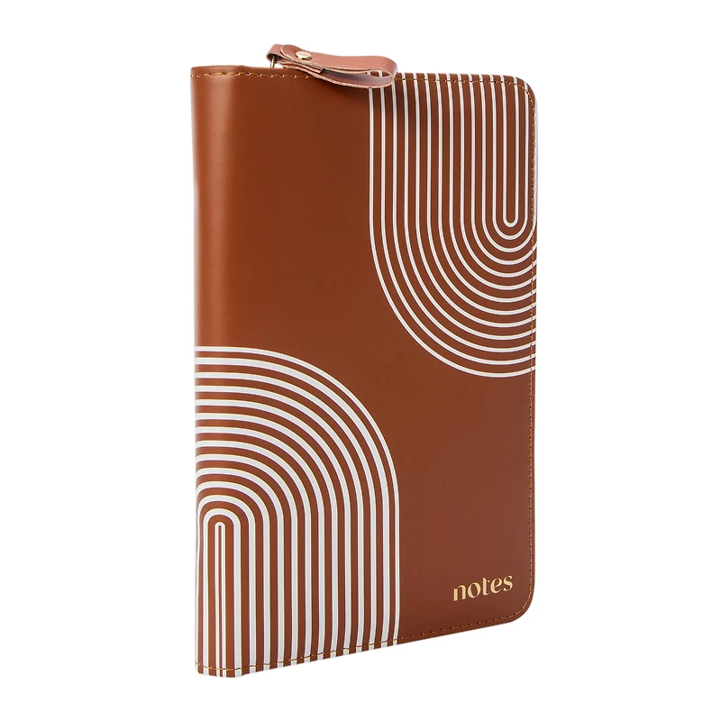 Padded Zipper Journal 6in X 8in