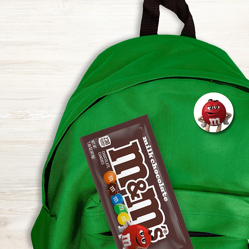 M&M'S Milk Chocolate Candy, Full Size, 1.69 oz Bag