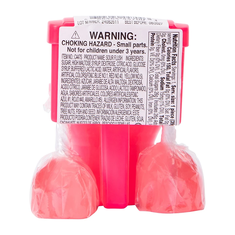 Sour Flush™ Candy Plunger w/ Powder Dip