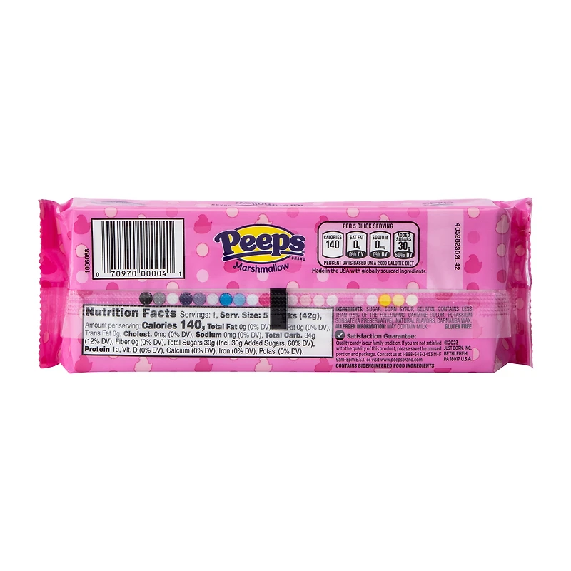 Pink Peeps® Marshmallow Chicks 5Ct