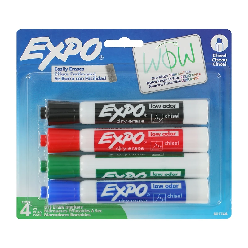 Expo® Dry Erase Makers 4-Pack