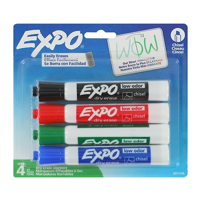 Expo® Dry Erase Makers 4-Pack