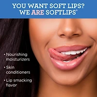 Softlips Lip Protectant, Vanilla Flavored & Tinted Pearl, 2-Pack