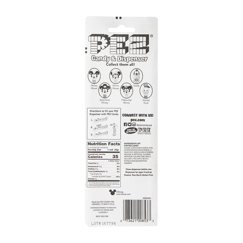 Disney Mickey Mouse & Friends Pez® Dispenser Candy