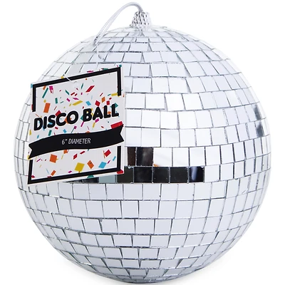 Funky Mirror Disco Ball 6in