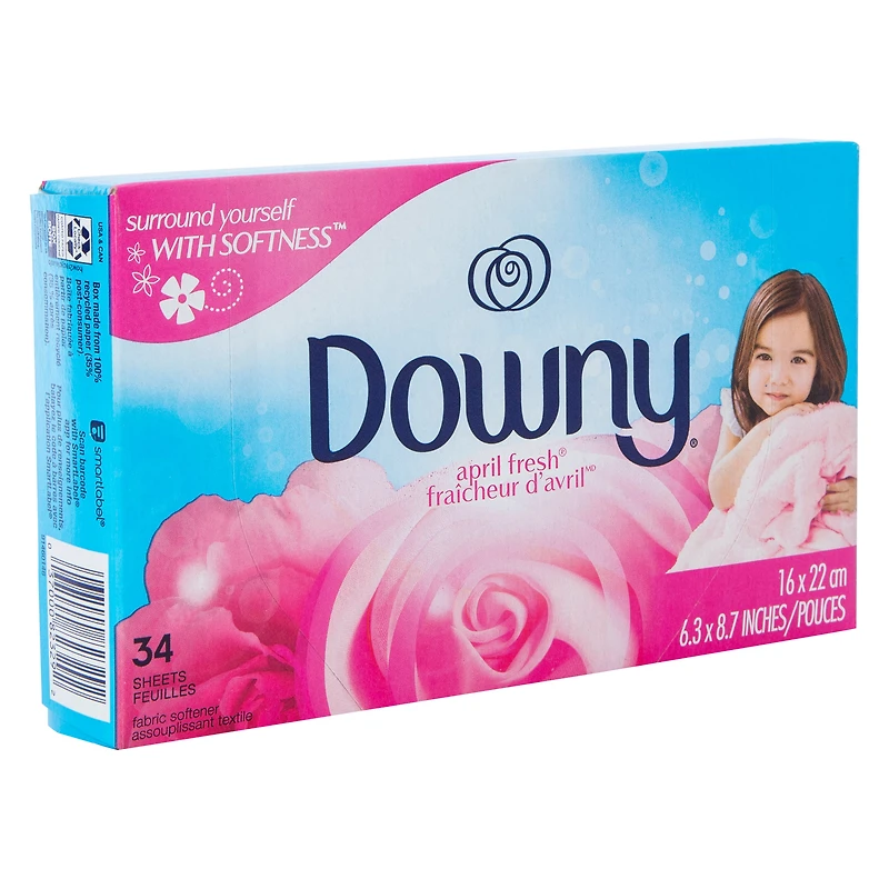 Downy® April Fresh® Fabric Softener Dryer Sheets 34-Count