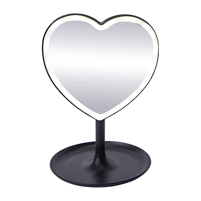 Heart-Shaped LED Vanity Mirror 13.5in
