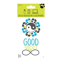 'Good Vibes' Sticker Decal 4in x 8in