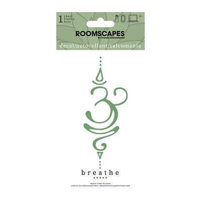 Breathe' Sticker Decal 4in x 8in