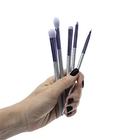 Chique™ Purple Iridescent Eye Makeup Brush Kit 5-Piece