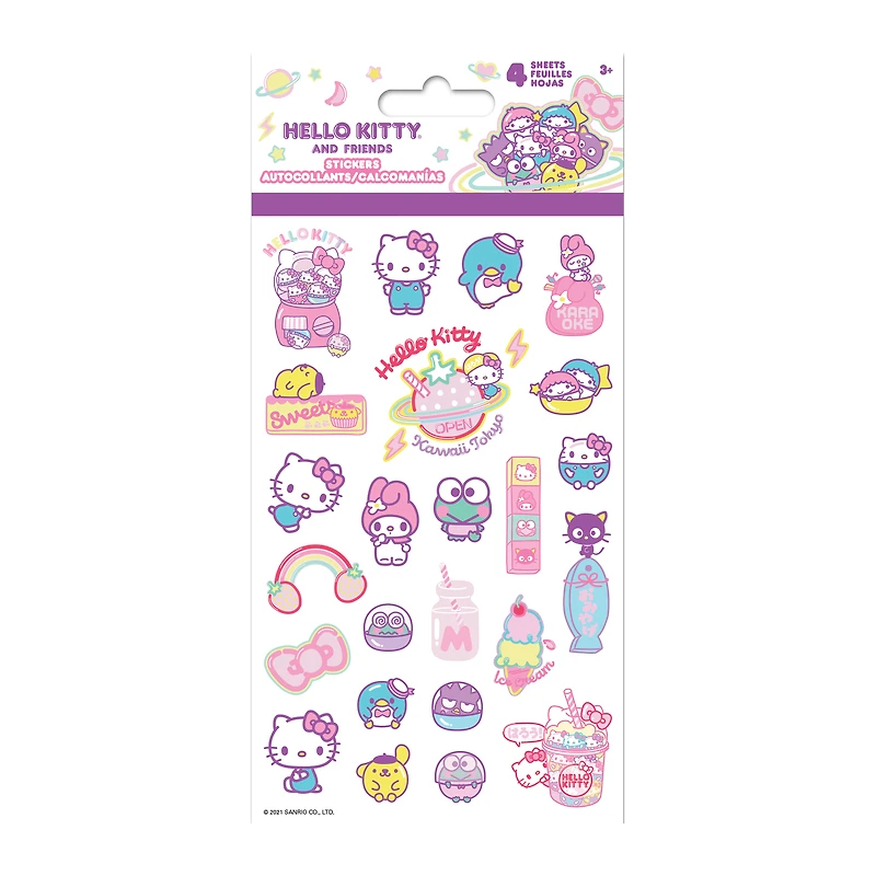 Hello Kitty And Friends® Stickers 4-Sheets