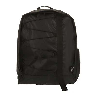 Asymmetrical Bungee Cord Blue Backpack