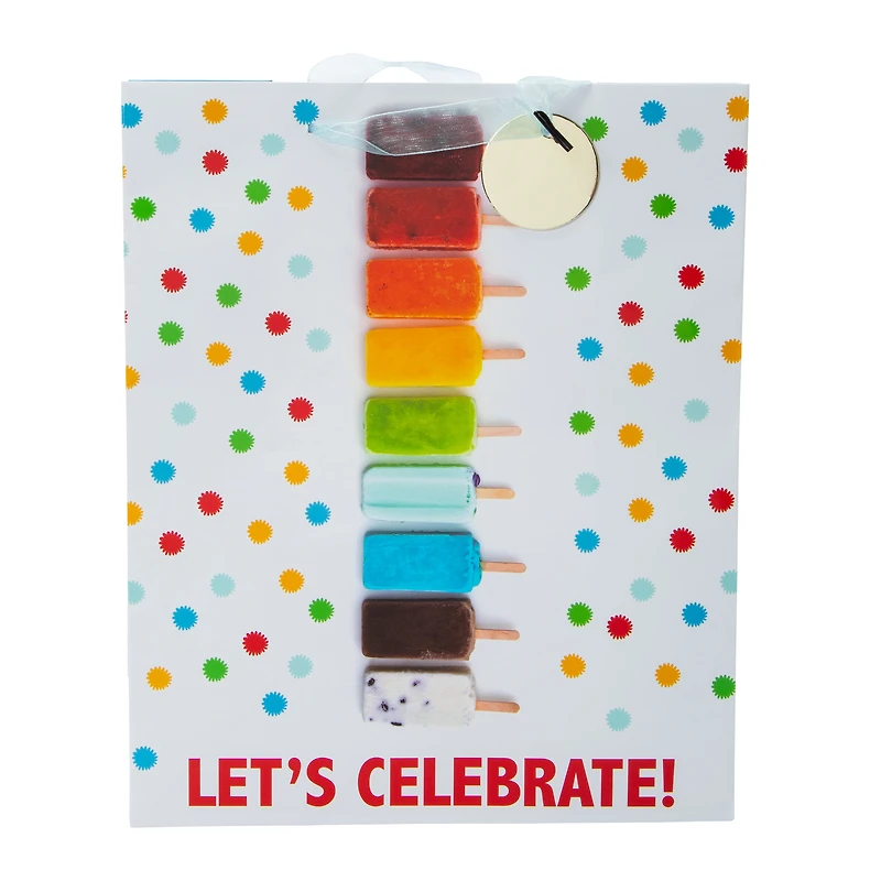 Ice Cream Large Gift Bag 12.75in x 10.5in