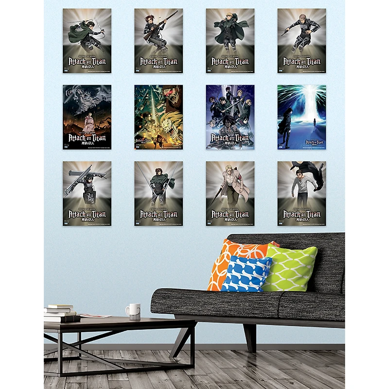attack on titan™ book of posters 12-count