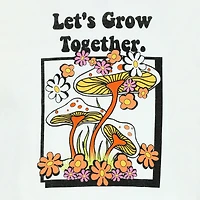 Let's Grow Together' Mushroom Graphic Tee