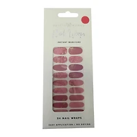 Pretty Woman Nail Wraps 24-Count - Pink & Gold