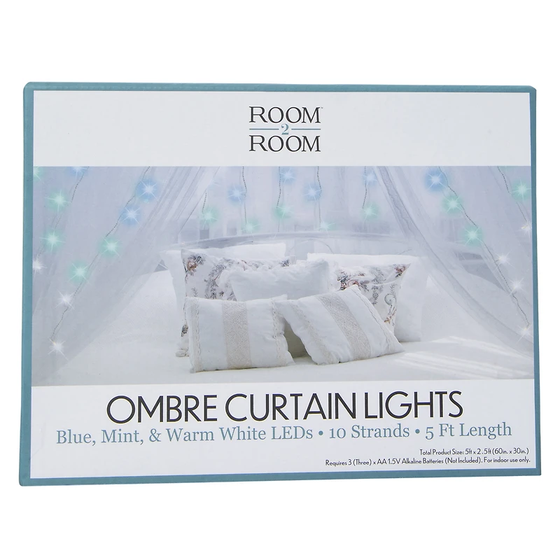 LED Curtain Lights 10 Strands