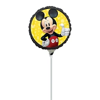 Mickey Mouse Pre-Inflated Stick Balloon 9in
