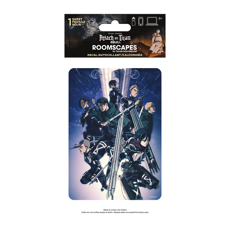 Attack On Titan™ Sticker Decal 4in x 8in