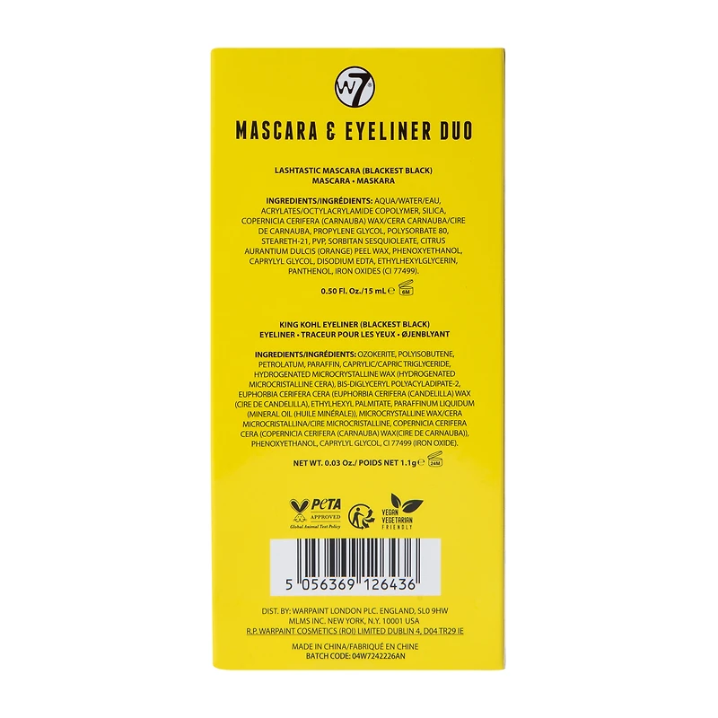 w7® massive lashes mascara & eyeliner duo