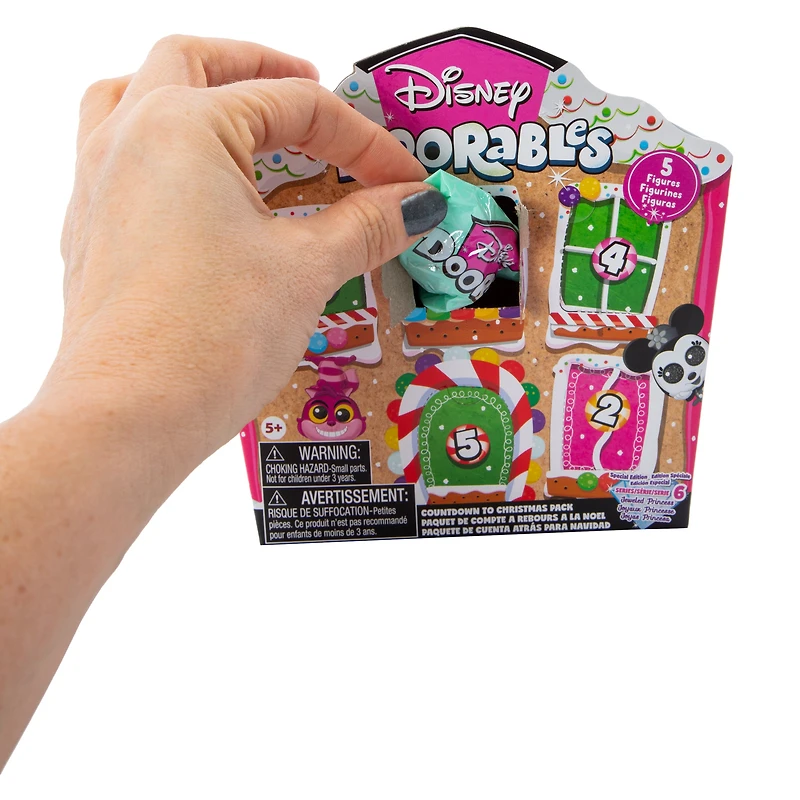 Disney Doorables Countdown To Christmas Pack 5-Count