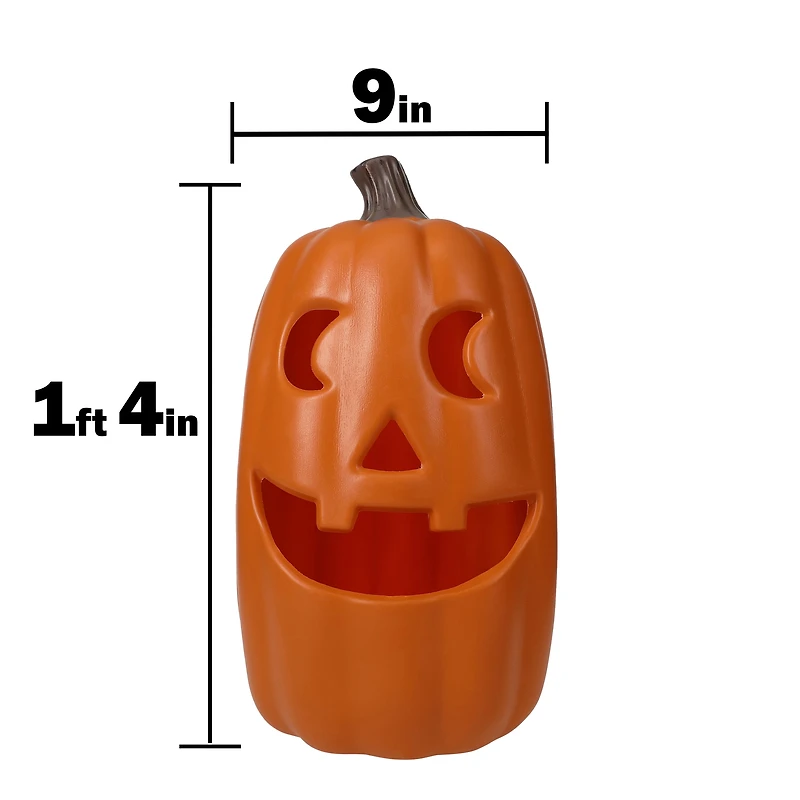 LED Light Up Pumpkin Decoration 16.14in