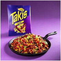 Takis Rolls intense Nacho, Nacho Cheese Flavored Rolled Tortilla Chips 9.9oz