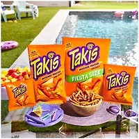 Takis Rolls intense Nacho, Nacho Cheese Flavored Rolled Tortilla Chips 9.9oz