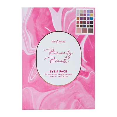 Profusion Beauty Book Eye & Face Palette 28-Piece Set