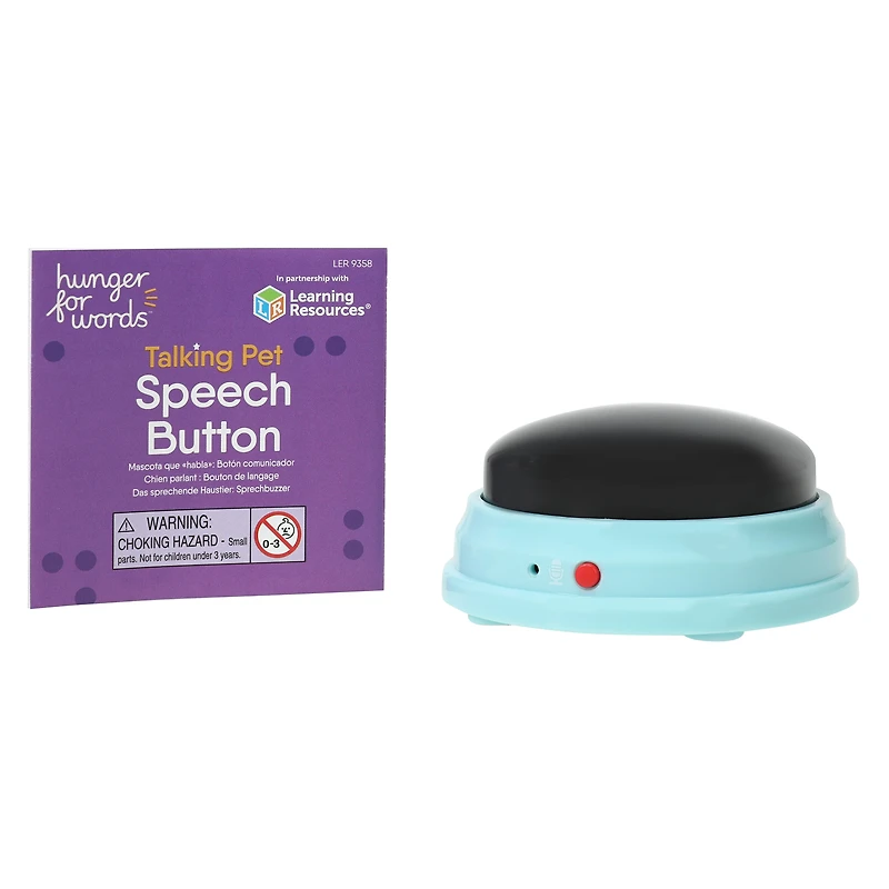 Hunger For Words™ Talking Pet Speech Button