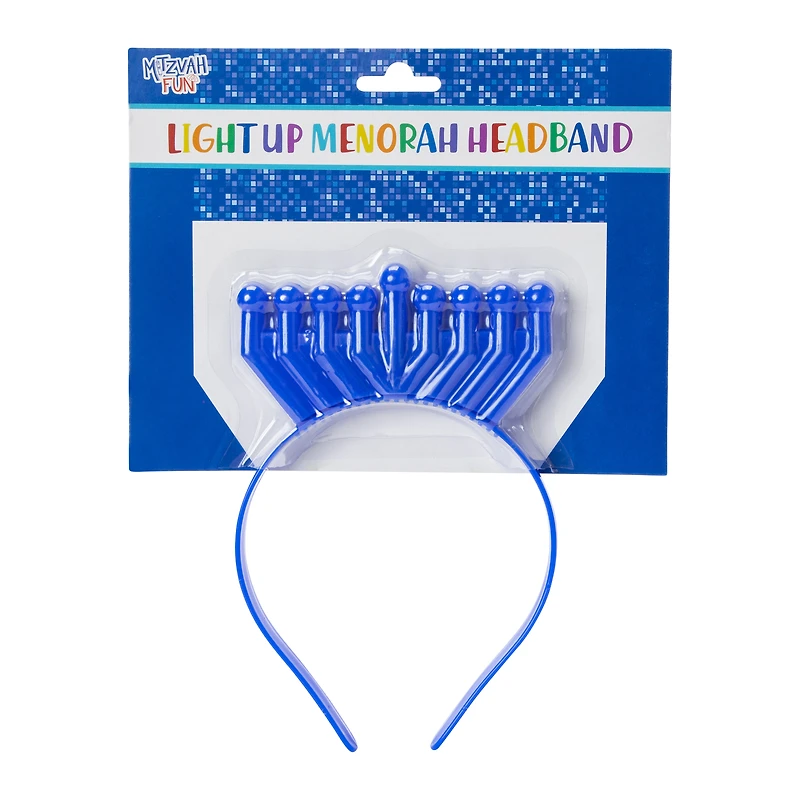 Light Up Menorah Headband