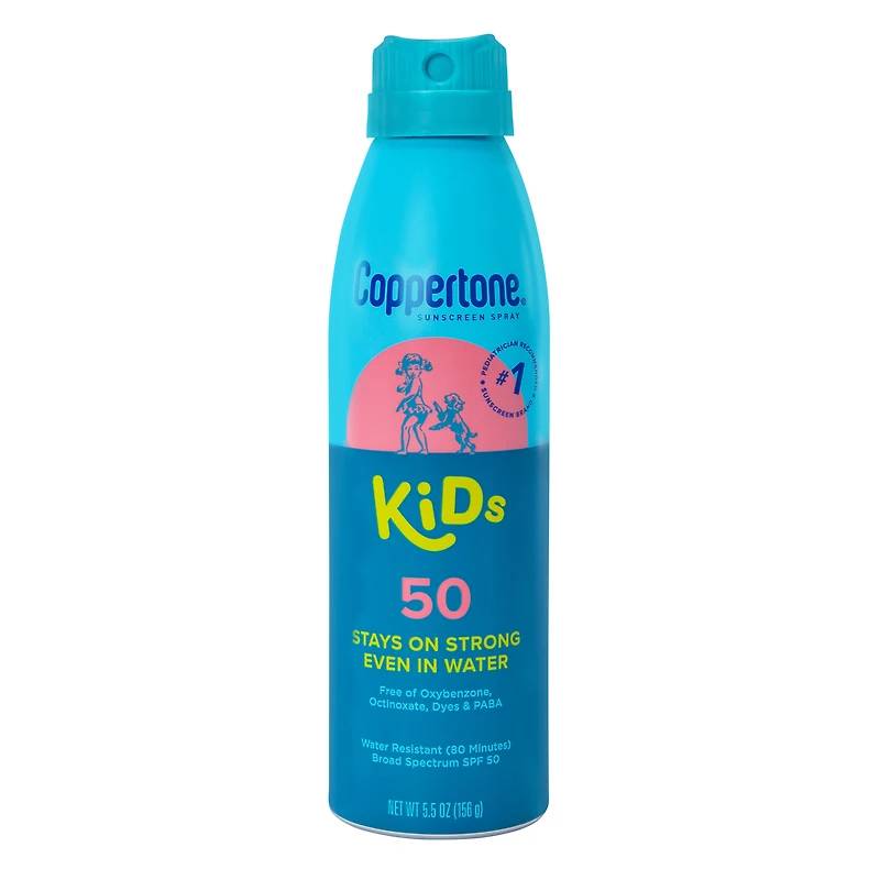 Coppertone® SPF 50 Kid's Sunscreen Spray 5.5oz