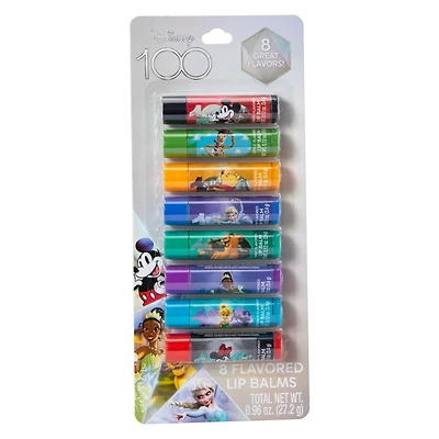 Disney 100 Flavored Lip Balms 8-Count