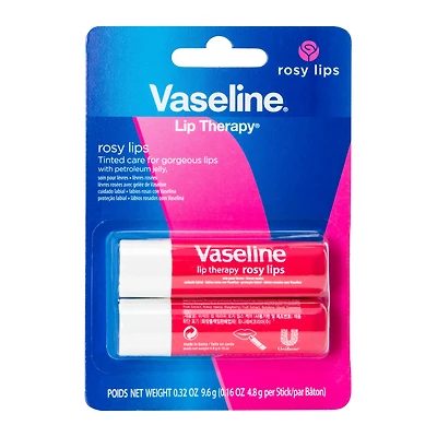 Vaseline® Rosy Lips Lip Therapy® Stick 2-Pack