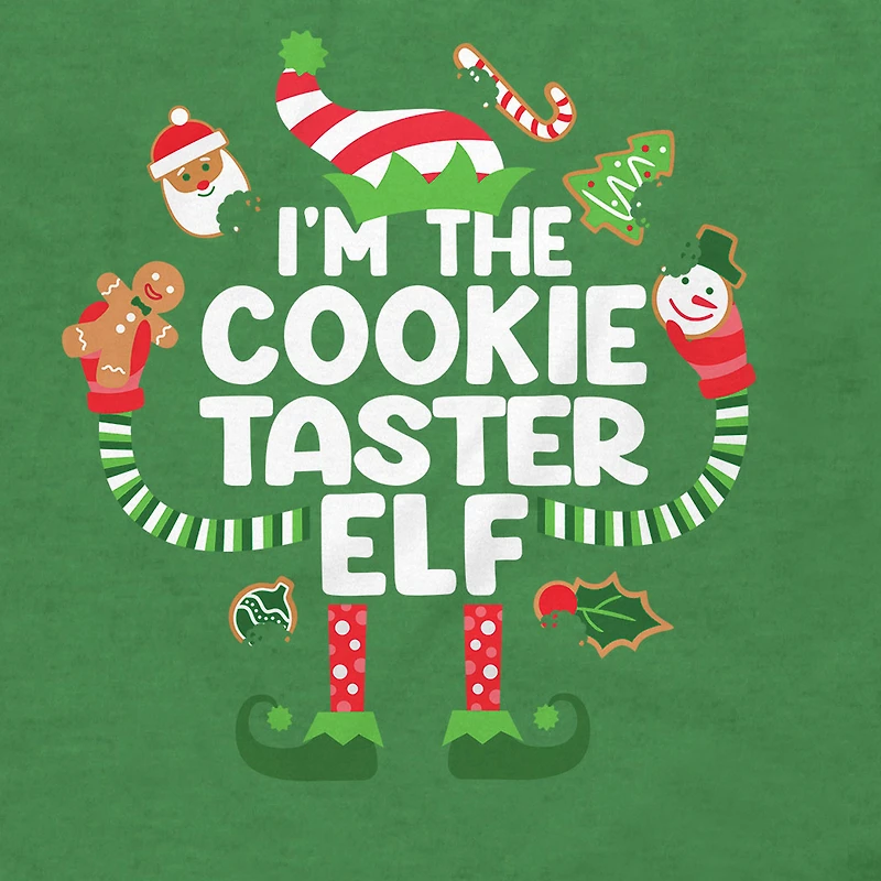 Cookie Elf Family Christmas Graphic Tee
