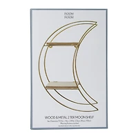 Metal Moon Shelf 9.05in X 14in