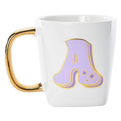 Metallic Disco Monogram Mug
