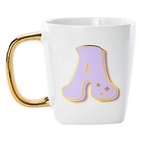 Metallic Disco Monogram Mug