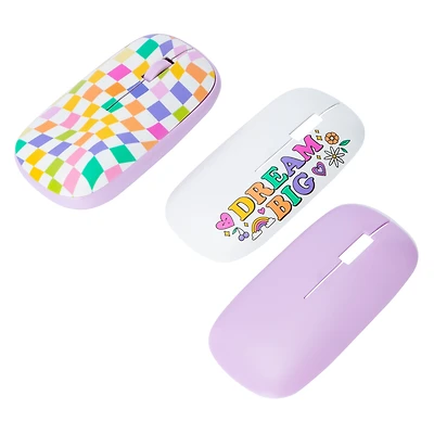 Wireless Mouse With Swappable Faceplates