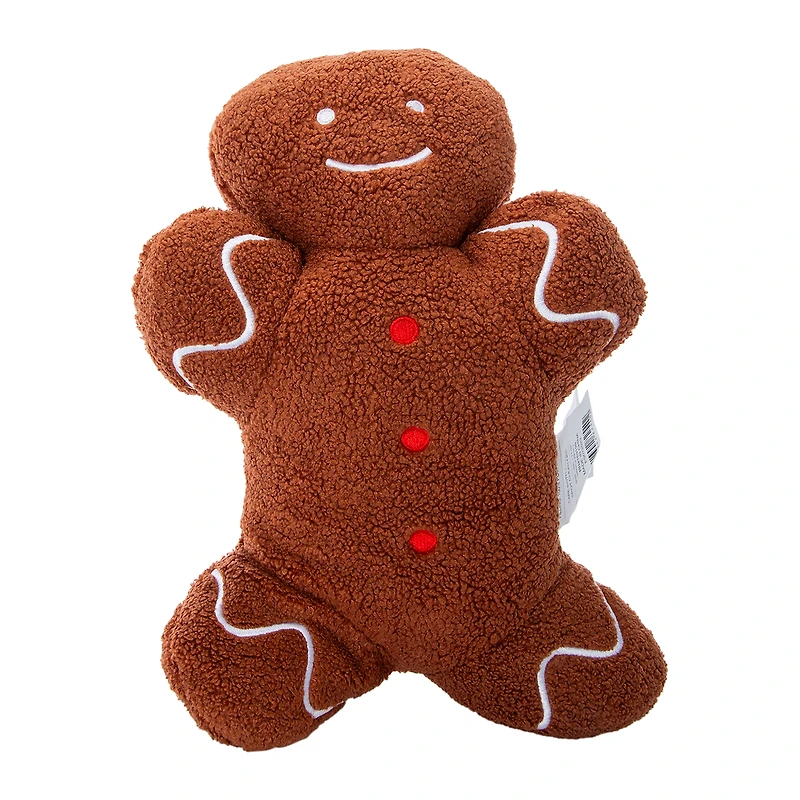 Cozy Sherpa Holiday Shaped Throw Pillow