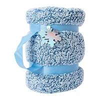 Marled Sherpa Blanket 50in x 60in